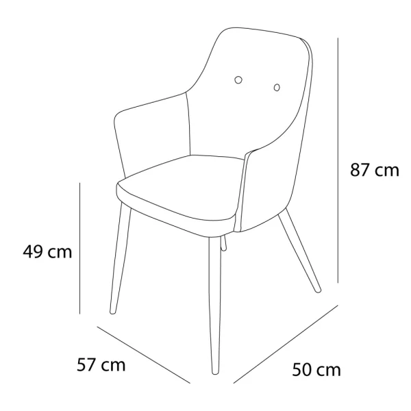 POLTRONA GUNNAR CINZA