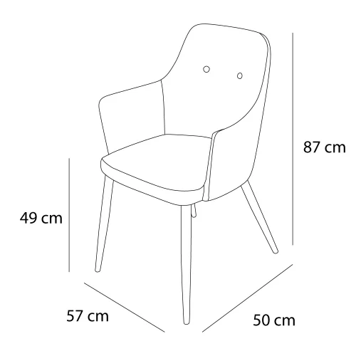 POLTRONA GUNNAR AZUL