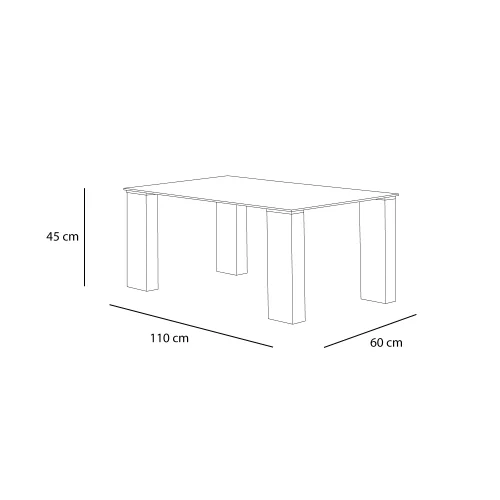 MESA DE CAFÉ G'VLE BRANCO MESA DE CAFÉ G'VLE BRANCO