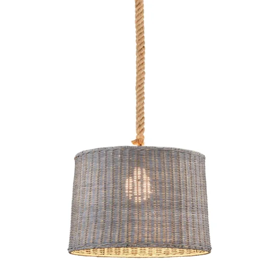 CORDA DE RATTAN LÂMPADA DE TETO MANDY 2