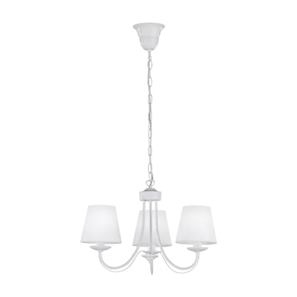 LÂMPADA DE TETO 3 LUZES BRANCAS ARIZONA