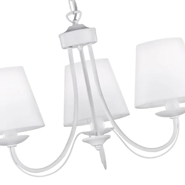 LÂMPADA DE TETO 3 LUZES BRANCAS ARIZONA