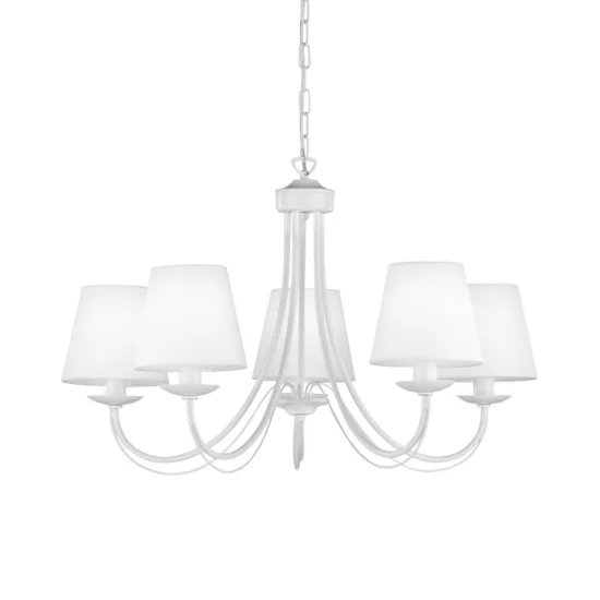 LÂMPADA DE TETO 5 LUZES BRANCAS ARIZONA