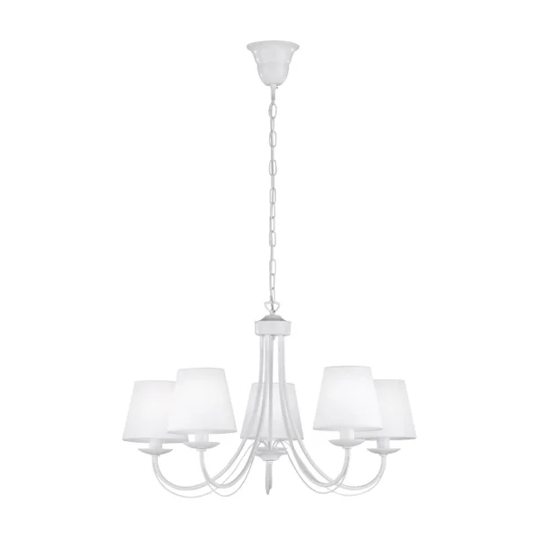 LÂMPADA DE TETO 5 LUZES BRANCAS ARIZONA