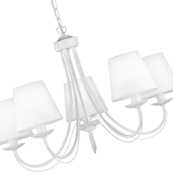 LÂMPADA DE TETO 5 LUZES BRANCAS ARIZONA