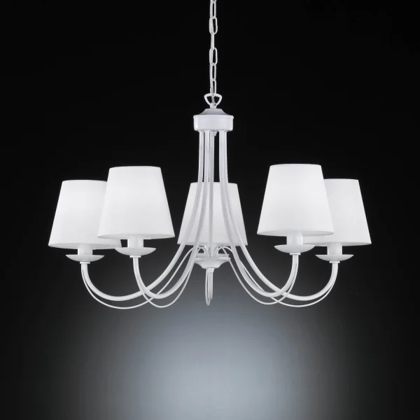 LÂMPADA DE TETO 5 LUZES BRANCAS ARIZONA