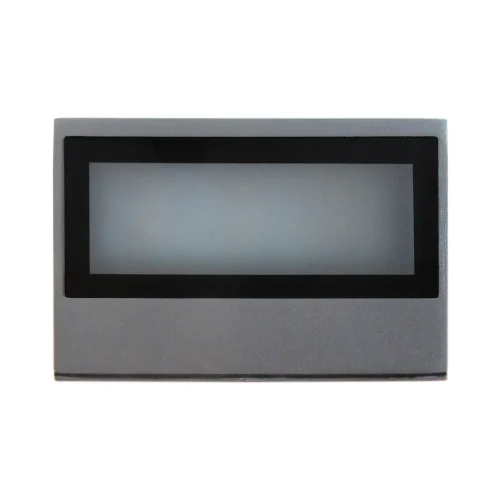 APLICAR EXTERIOR LED VERMELHO 8W 4000K PRATA