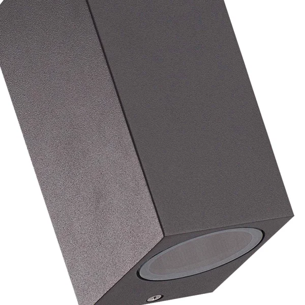 APLICAR FEROX AO AR LIVRE 2 LUZES GU10 ANTRACITO