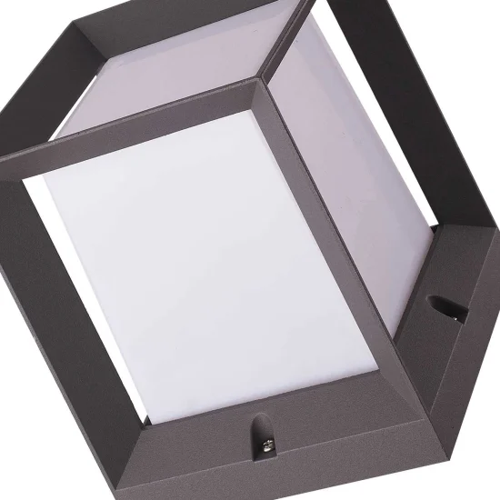 OVERWALL EXTERIOR GOTA DE NEVE 16CM E27 ANTRÁCITA 2