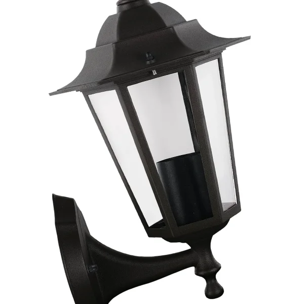 HEXAGONAL PRETO APPLIQUE EXTERIOR E27