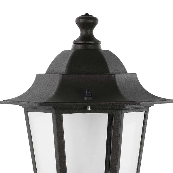 HEXAGONAL PRETO APPLIQUE EXTERIOR E27