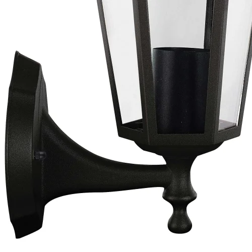 HEXAGONAL PRETO APPLIQUE EXTERIOR E27