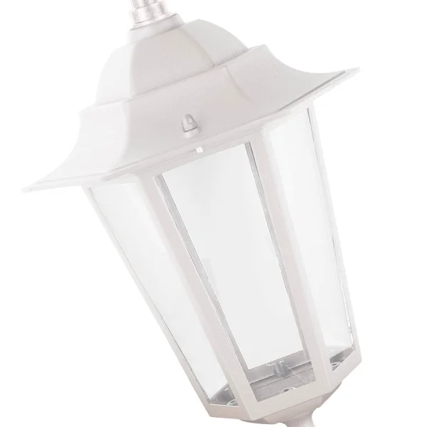 LÂMPADA PENDENTE EXTERIOR HEXAGONAL BRANCA LÂMPADA PENDENTE EXTERIOR HEXAGONAL BRANCA