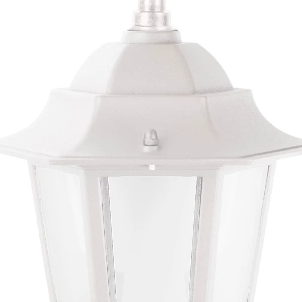 LÂMPADA PENDENTE EXTERIOR HEXAGONAL BRANCA LÂMPADA PENDENTE EXTERIOR HEXAGONAL BRANCA