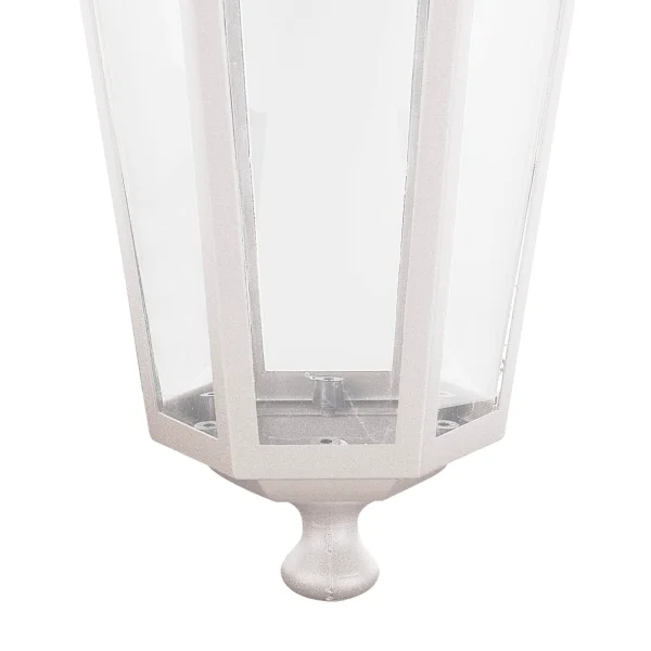 LÂMPADA PENDENTE EXTERIOR HEXAGONAL BRANCA LÂMPADA PENDENTE EXTERIOR HEXAGONAL BRANCA