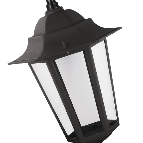 LÂMPADA PENDENTE EXTERIOR HEXAGONAL PRETO