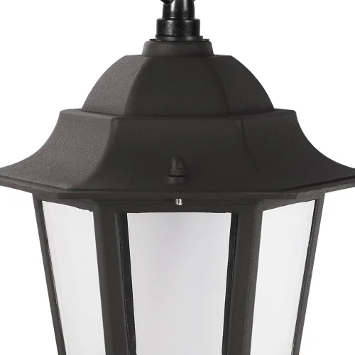 LÂMPADA PENDENTE EXTERIOR HEXAGONAL PRETO