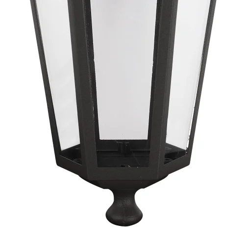 LÂMPADA PENDENTE EXTERIOR HEXAGONAL PRETO