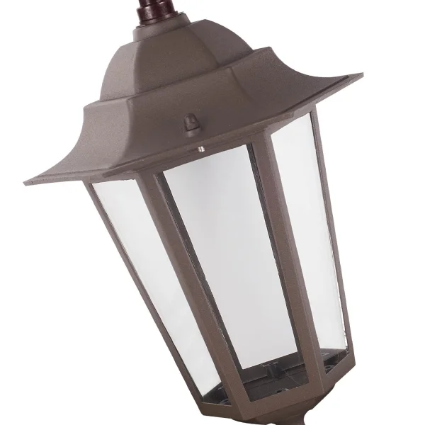 LÂMPADA PENDENTE EXTERIOR FERRUGEM MARROM HEXAGONAL LÂMPADA PENDENTE EXTERIOR FERRUGEM MARROM HEXAGONAL