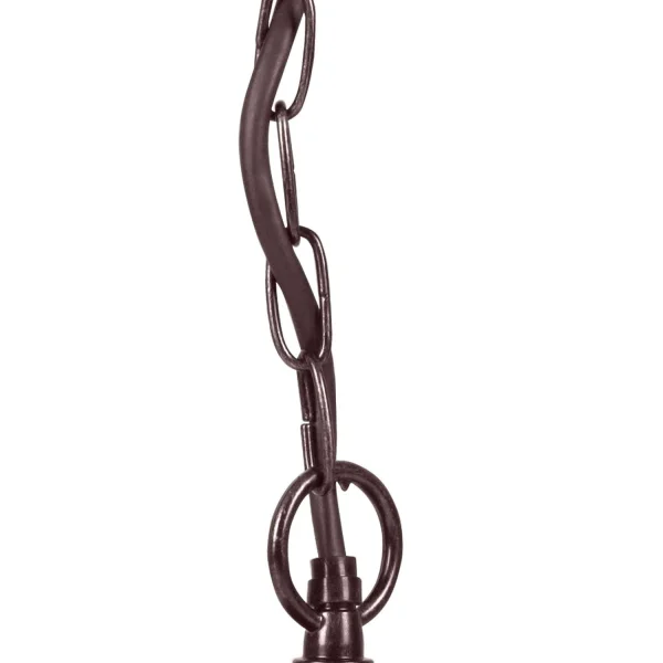 LÂMPADA PENDENTE EXTERIOR FERRUGEM MARROM HEXAGONAL LÂMPADA PENDENTE EXTERIOR FERRUGEM MARROM HEXAGONAL