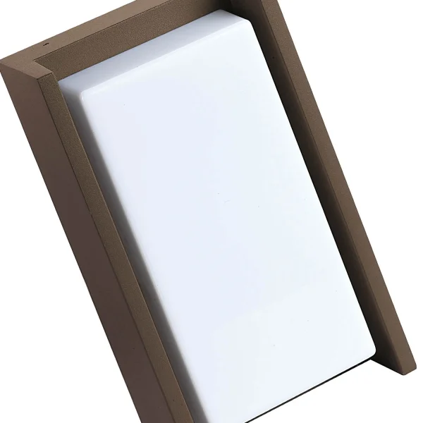 APLICAR EXTERIOR LEVOU HOUSTON 12W 4000K FERRUGEM MARROM