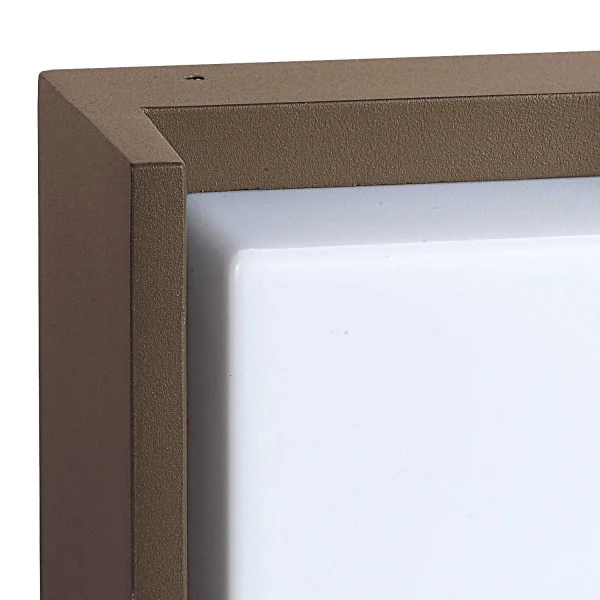 APLICAR EXTERIOR LEVOU HOUSTON 12W 4000K FERRUGEM MARROM