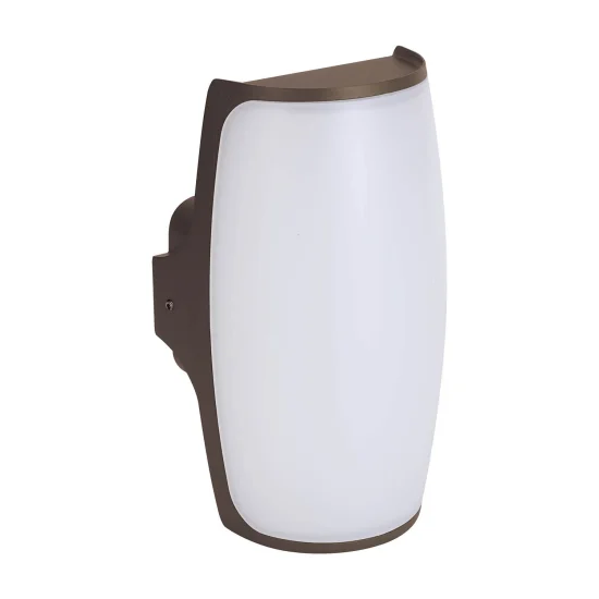 HUDDINGE LED APLIQUE EXTERIOR 12W E 4000K ÓXIDO MARROM