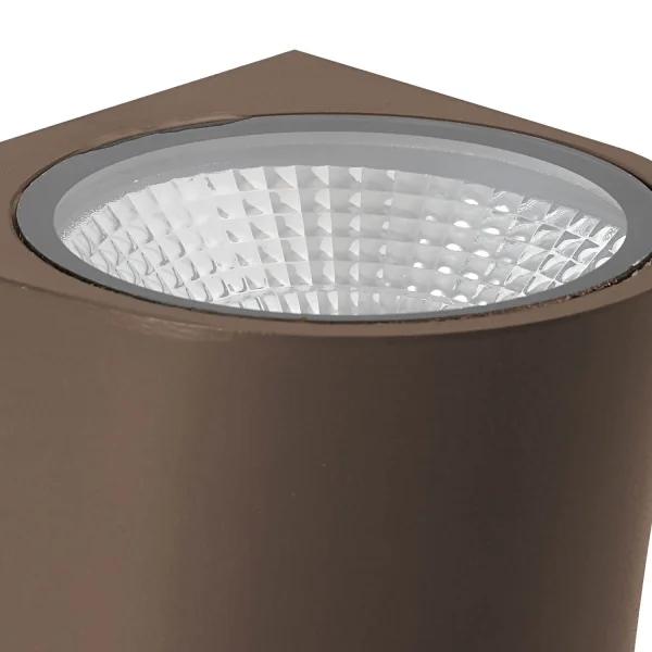 APLICAR MASSACHUSSETS DE LED EXTERIOR 10W 4000K ÓXIDO MARROM