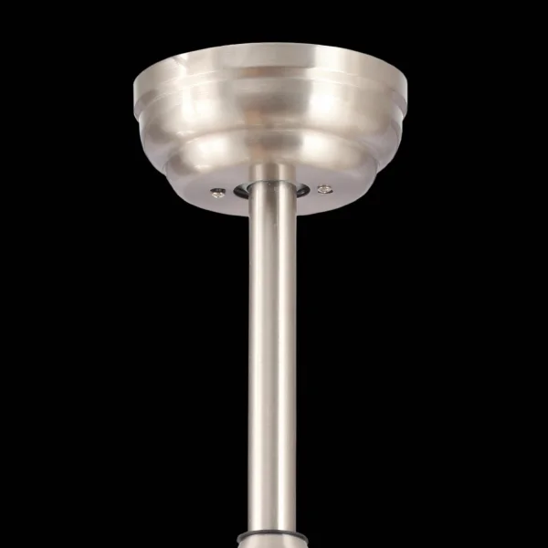 VENTILADOR TETO LEVOU LORENZO 16W 3 PÁS DE NÍQUEL