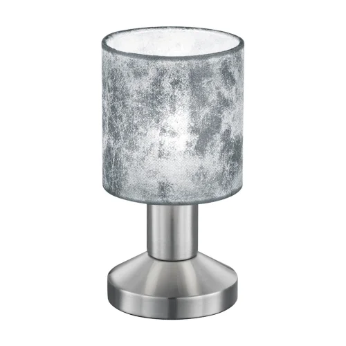 LÂMPADA DE MESA PICCOLO TELA PRATA