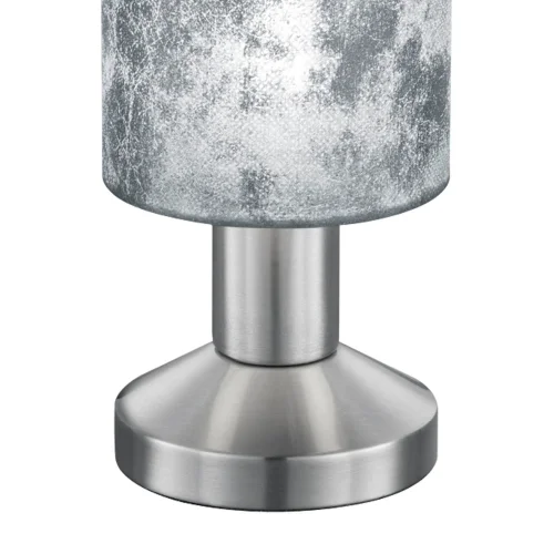 LÂMPADA DE MESA PICCOLO TELA PRATA