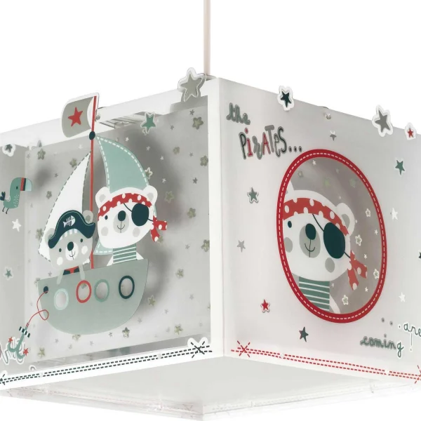 PIRATAS DE LÂMPADA PENDENTE INFANTIL
