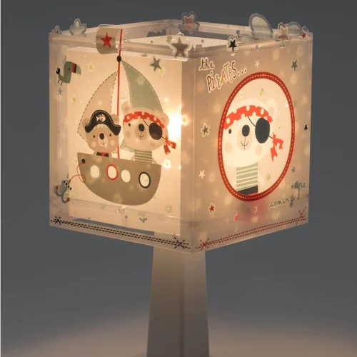 PIRATAS DE LÂMPADA DE MESA INFANTIL
