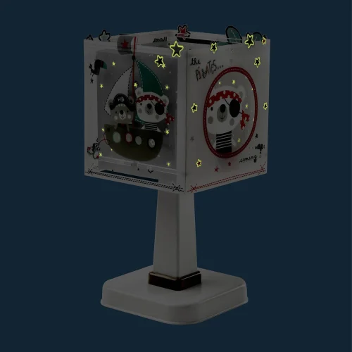 PIRATAS DE LÂMPADA DE MESA INFANTIL