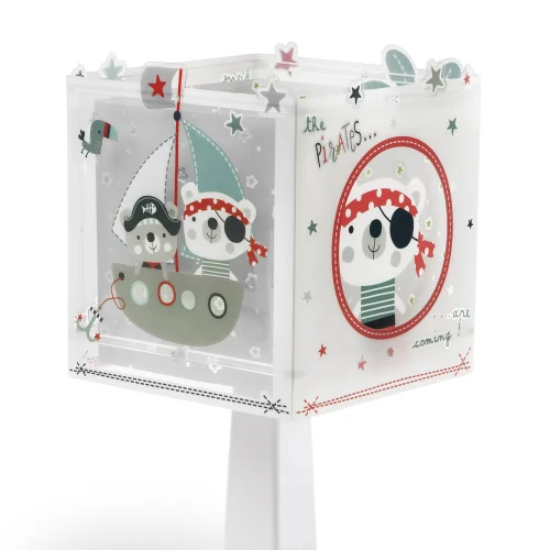 PIRATAS DE LÂMPADA DE MESA INFANTIL