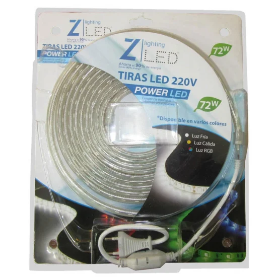 TIRAS DE LED EMBALAM 5 METROS 6000K