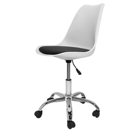 CADEIRA TORRE BRANCA / MESA DE ALMOFADA PRETA