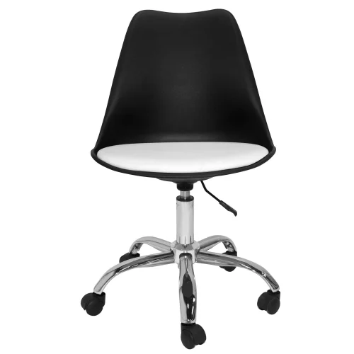 CADEIRA TORRE PRETA / ALMOFADA MESA BRANCA