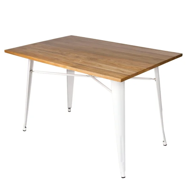 TABELA JOSEPHINE WHITE WOOD 120x80 CM