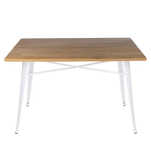 TABELA JOSEPHINE WHITE WOOD 120x80 CM TABELA JOSEPHINE WHITE WOOD 120x80 CM