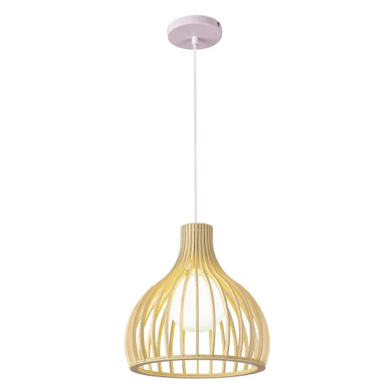 MADEIRA DE QUERATINA DE LÂMPADA DE TETO 23CM 2