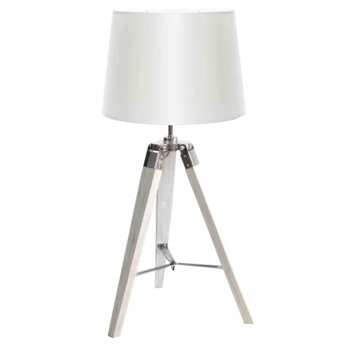 LÂMPADA DE MESA TELA BRANCA ABRIL