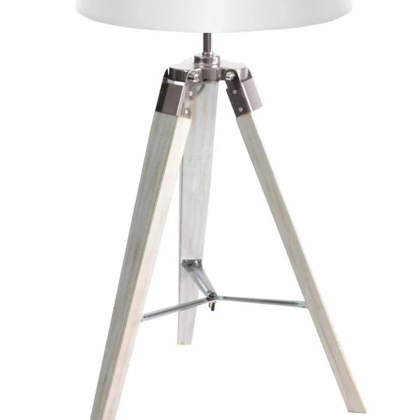 LÂMPADA DE MESA TELA BRANCA ABRIL