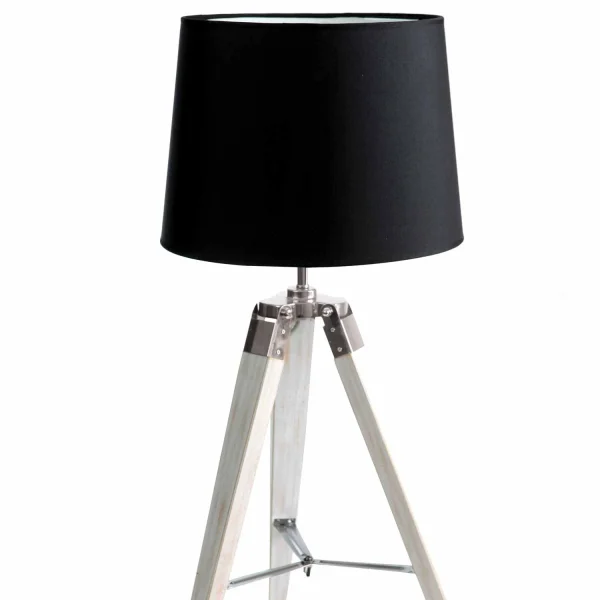 LÂMPADA DE MESA TELA PRETA ABRIL