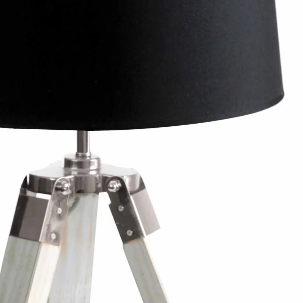 LÂMPADA DE MESA TELA PRETA ABRIL