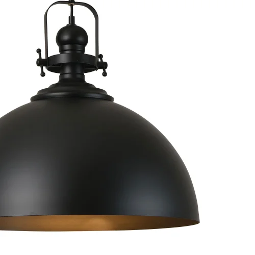 LÂMPADA DE TETO DE FERRO PRETO ALDARA