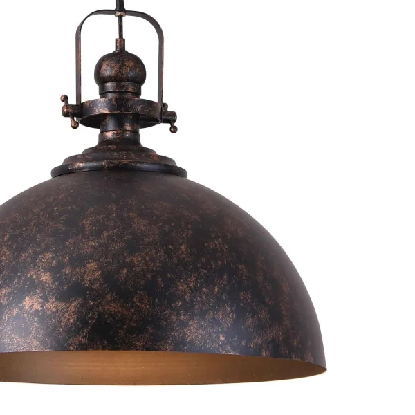 LÂMPADA TETO ALDARA FERRO ENVELHECIDO