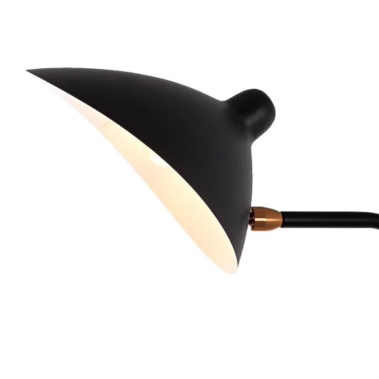 MACTOR DE LÂMPADA DE MESA PRETO 60CM 2