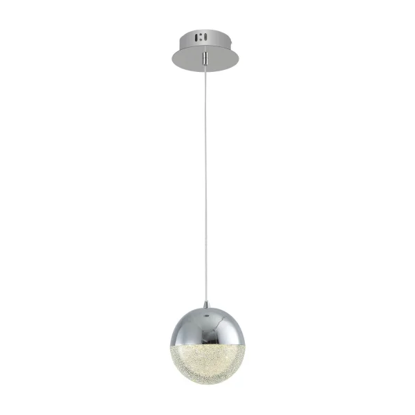 LÂMPADA PENDENTE LED KENDALL 9W 4000K CROMADO LÂMPADA PENDENTE LED KENDALL 9W 4000K CROMADO