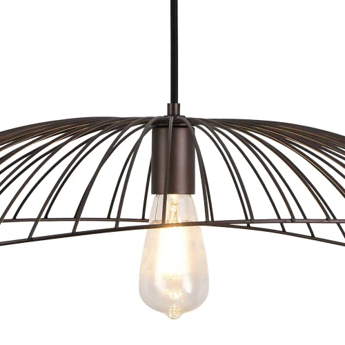 LÂMPADA DE TETO DE CAFÉ DE 67CM